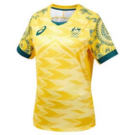 Jalkapallo Peliasut Australia Koti Pelipaita 2024 Lyhythihainen